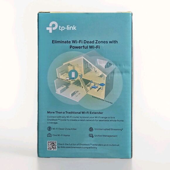 TP-Link AC750 Dual Band Mesh WiFi Range Extender RE220 - Picture 4 of 9